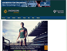 Tablet Screenshot of engineersjournal.ie